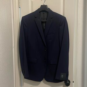 Banana republic mens navy blue suit